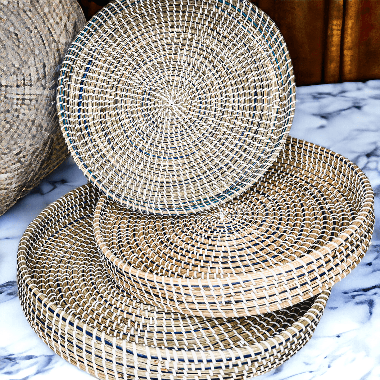 Decorative Seagrass Tray