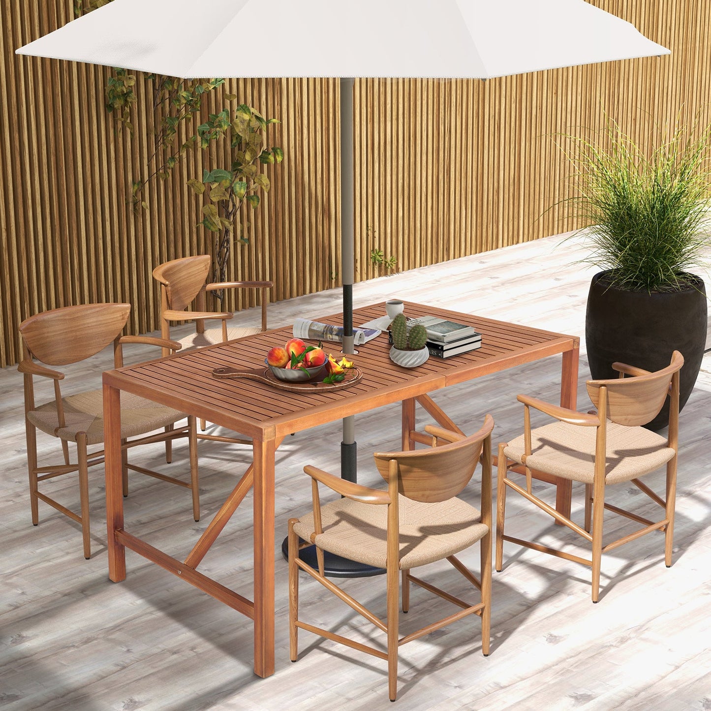 White Two-Tier Sofa Tables-Set of Two