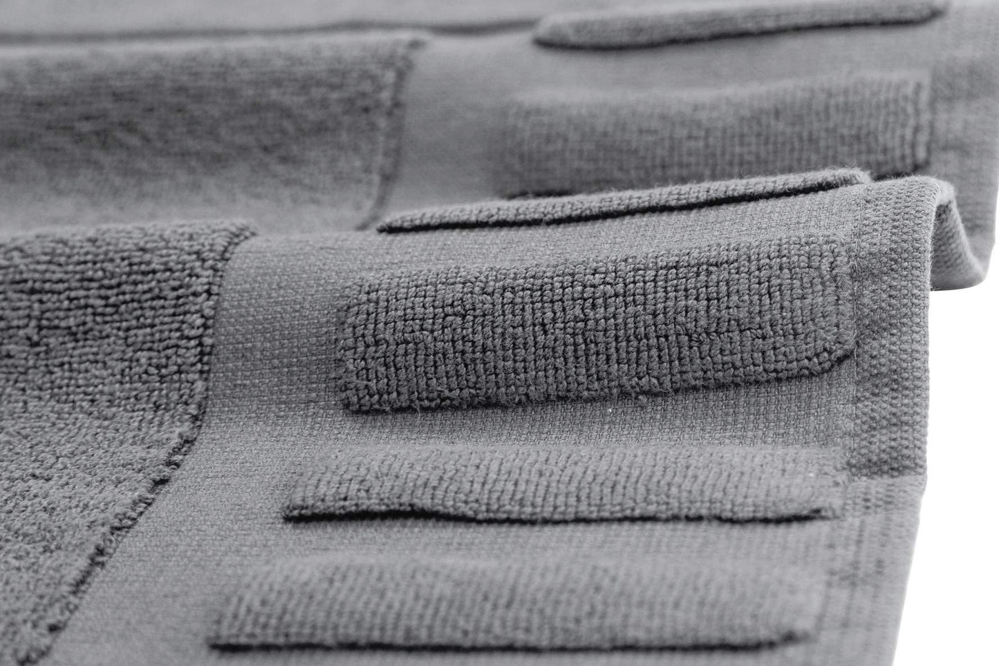 Luxury Bath Mat Floor Towel-Set Grey