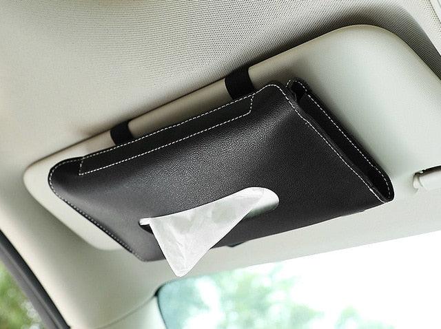 Vehicle Sun Visor Tissue Box Holder