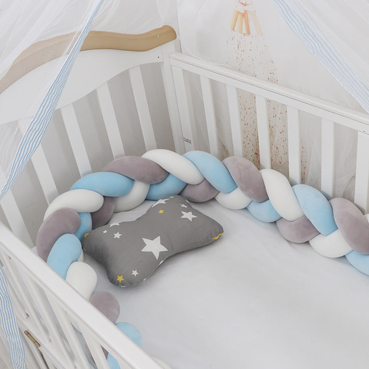 Protective Braided Baby Bumper Cushion