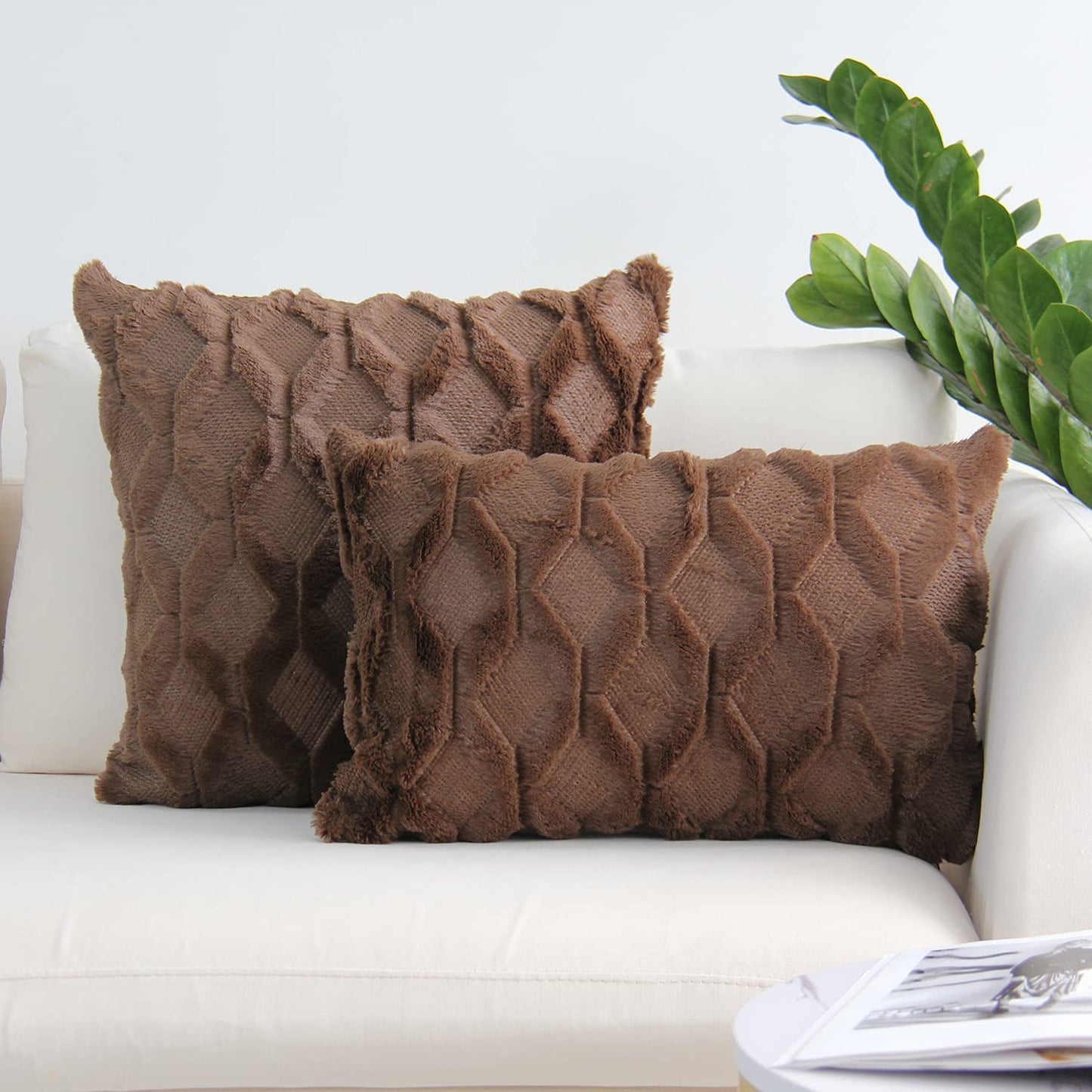 Set of Combo Pillow Covers with Inserts