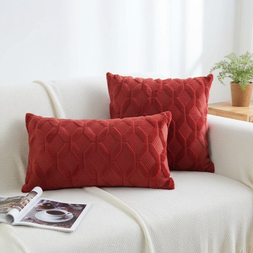 Set of Combo Pillow Covers with Inserts