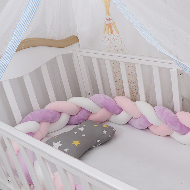Protective Braided Baby Bumper Cushion