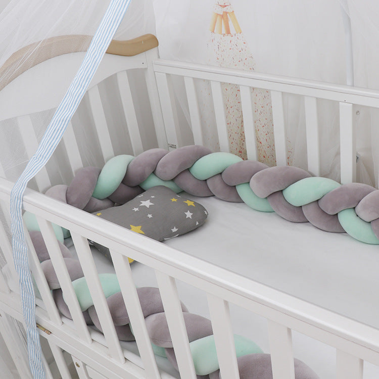 Protective Braided Baby Bumper Cushion