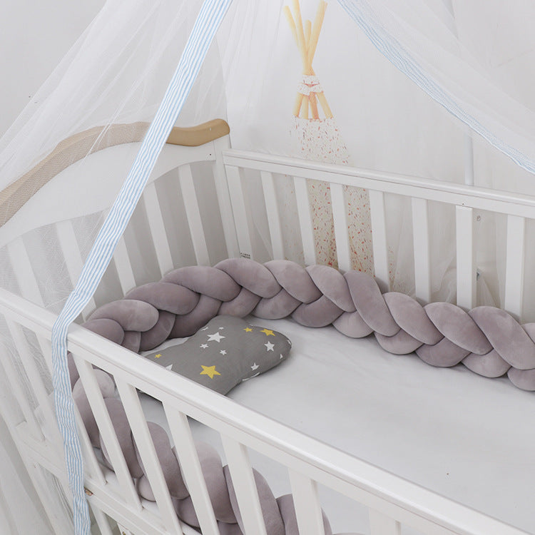 Protective Braided Baby Bumper Cushion