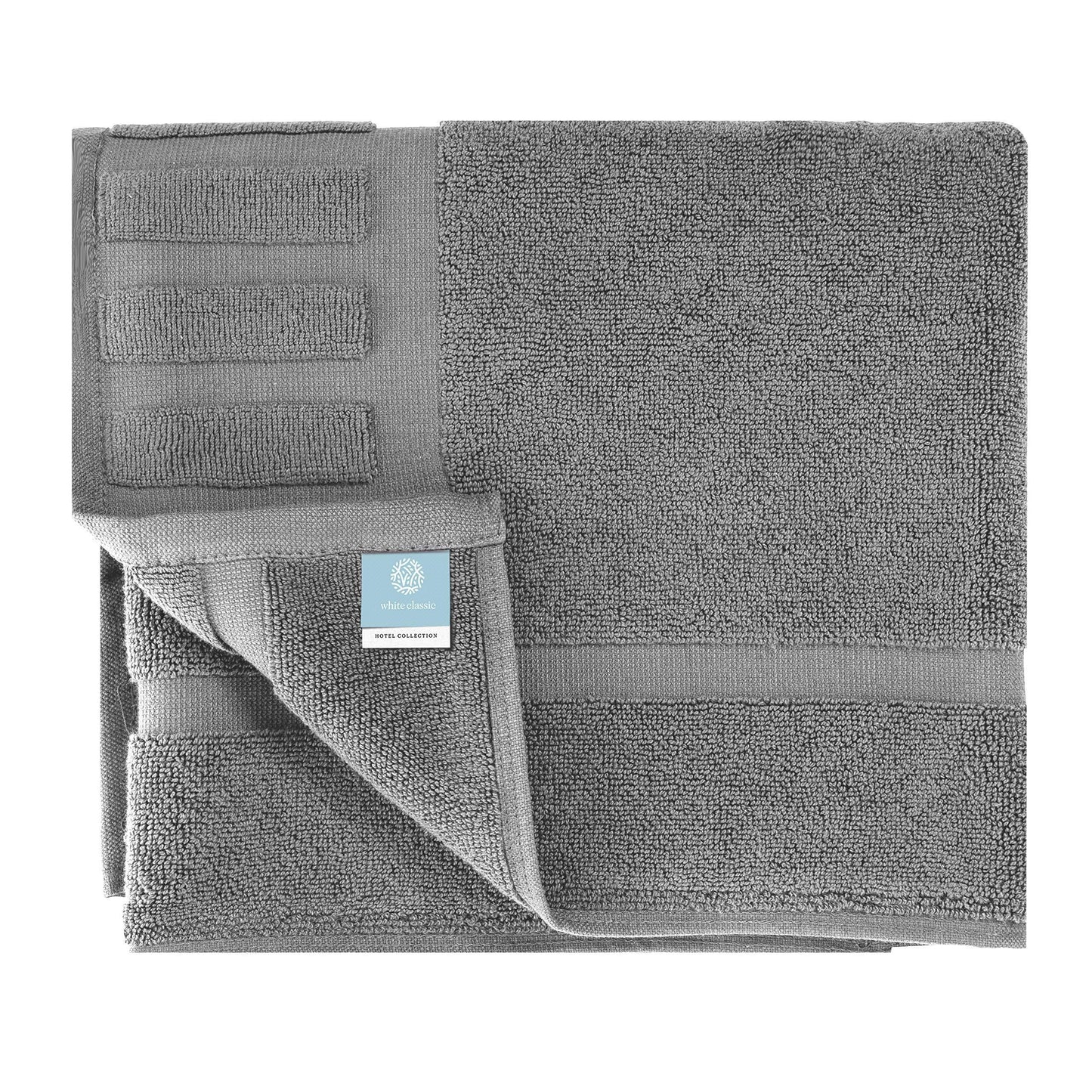 Luxury Bath Mat Floor Towel-Set Grey