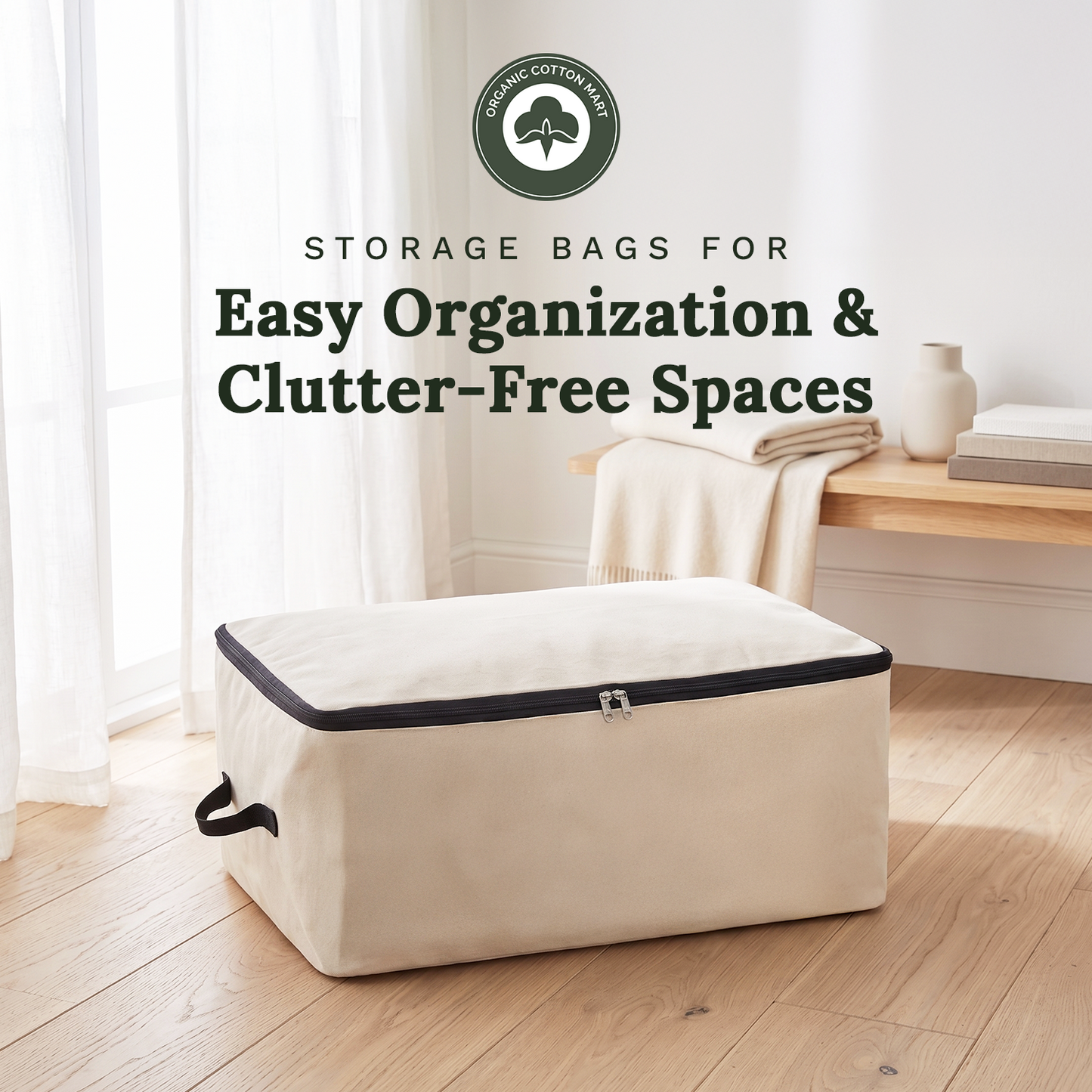 Multi-Purpose Cotton Storage Bags