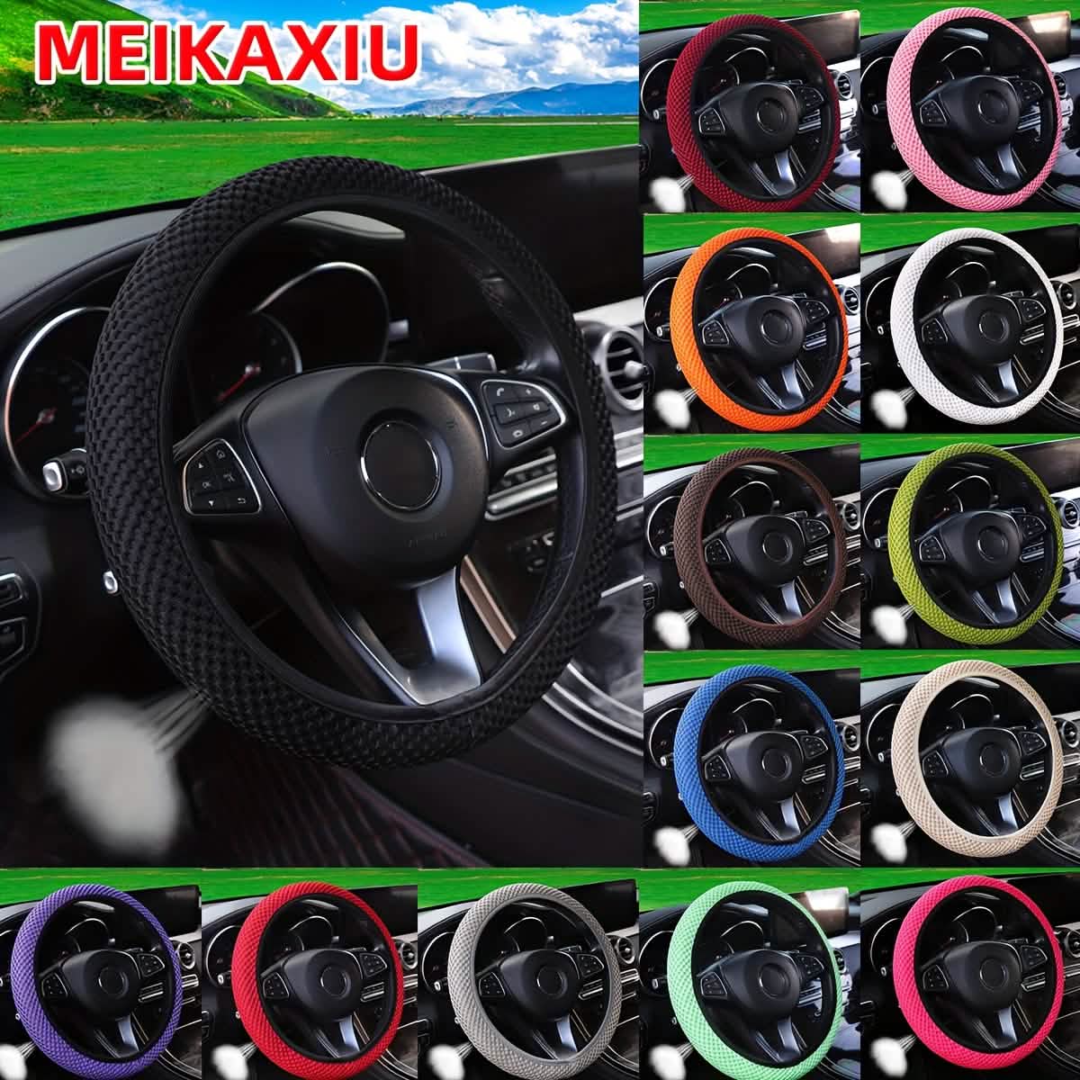 Breathable Non-Slip Mesh Steering Wheel Cover