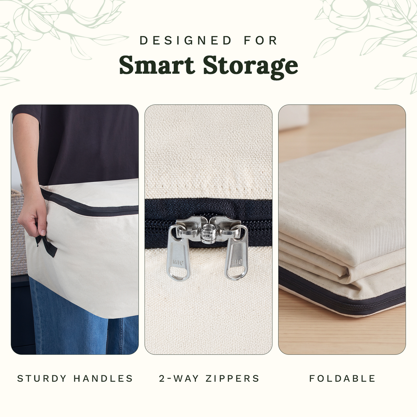 Multi-Purpose Cotton Storage Bags