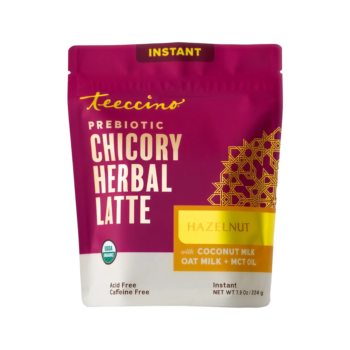 Instant Hazelnut Herbal Latte