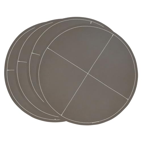 Modern Faux Leather Placemats-Set of 4