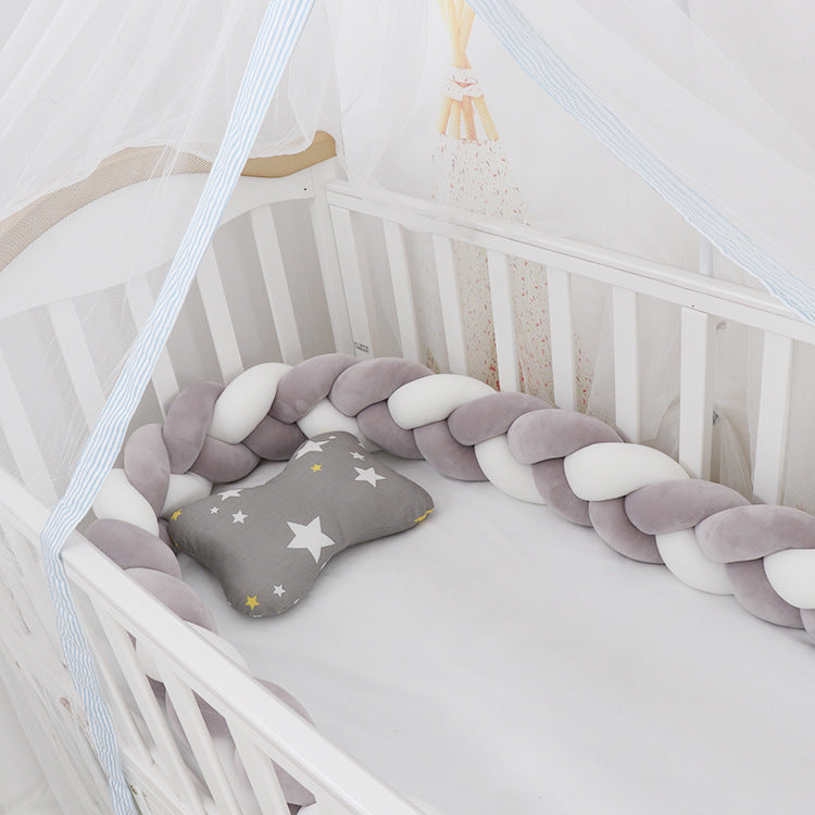 Protective Braided Baby Bumper Cushion