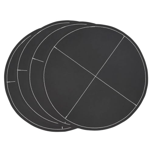 Modern Faux Leather Placemats-Set of 4