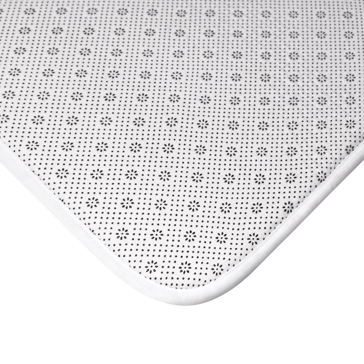 Le Bain LILAC Floral Bath Mat | Elegant French Bathroom Decor