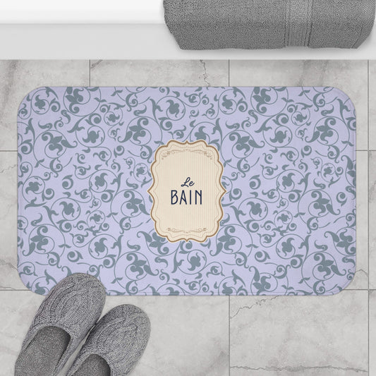 Elegant French Bathroom Mat