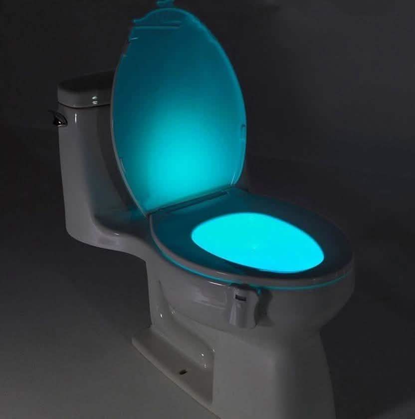 8-Color LED Motion Sensor Toilet Light