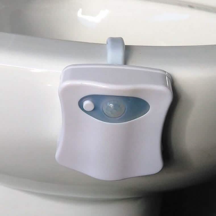 8-Color LED Motion Sensor Toilet Light