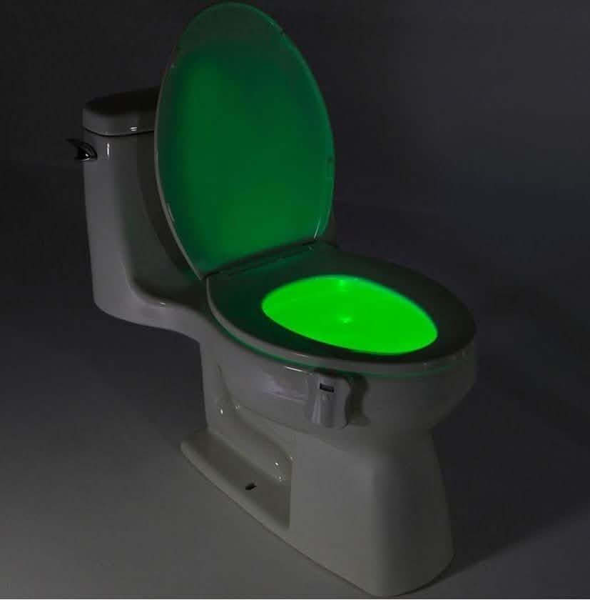 8-Color LED Motion Sensor Toilet Light
