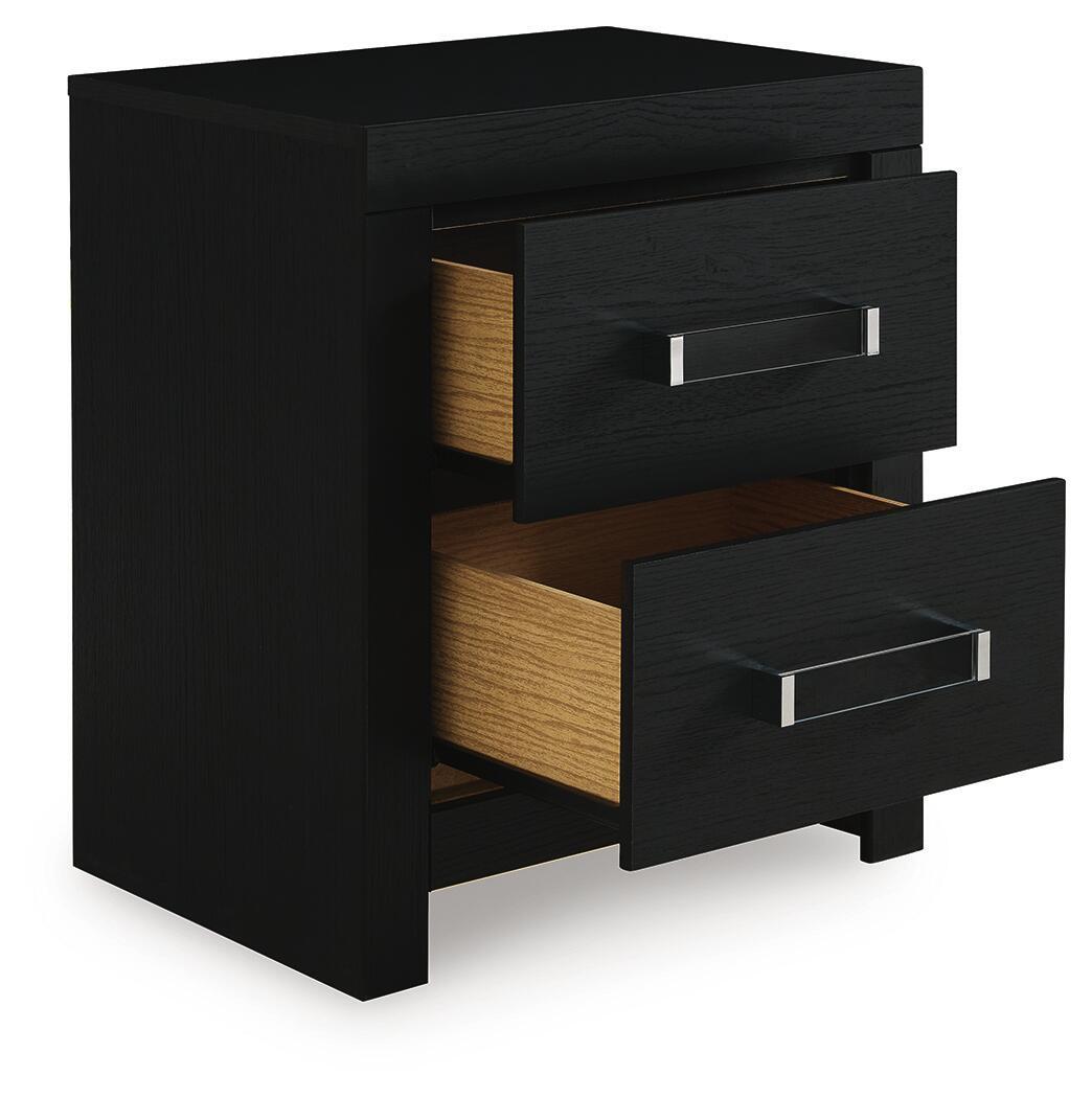 Matte Finish Two-Door Night Stand