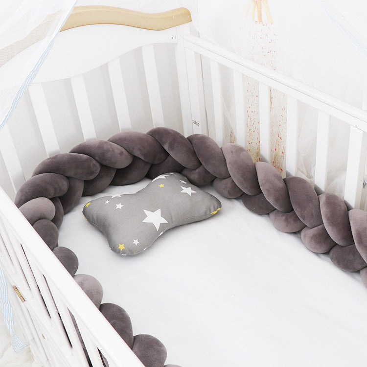 Protective Braided Baby Bumper Cushion