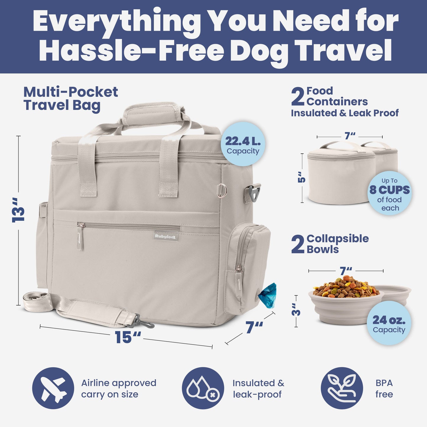 The Original Doggy Travel Bag