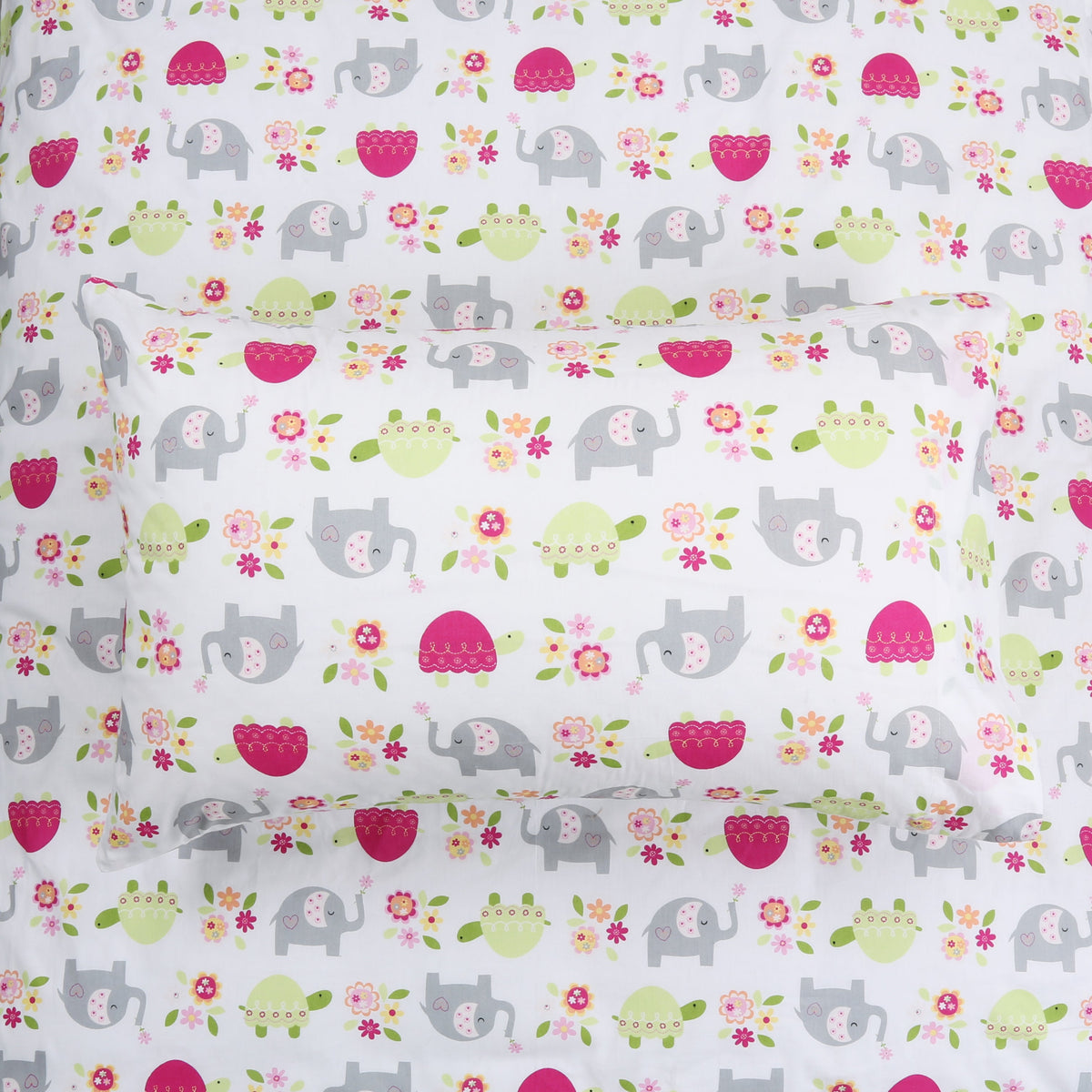 3-Piece Floral Crib Sheets