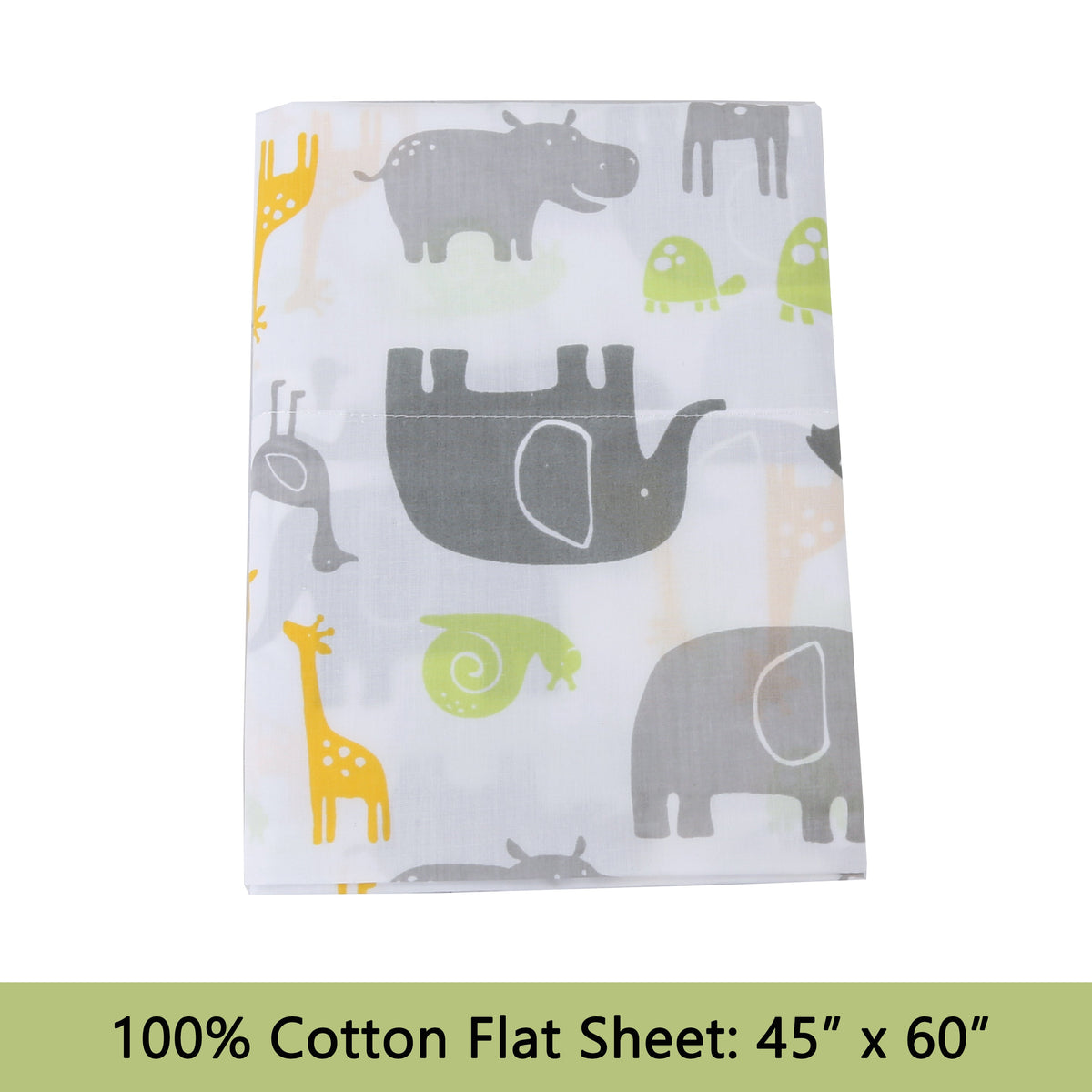 3-Piece Safari Crib Sheets