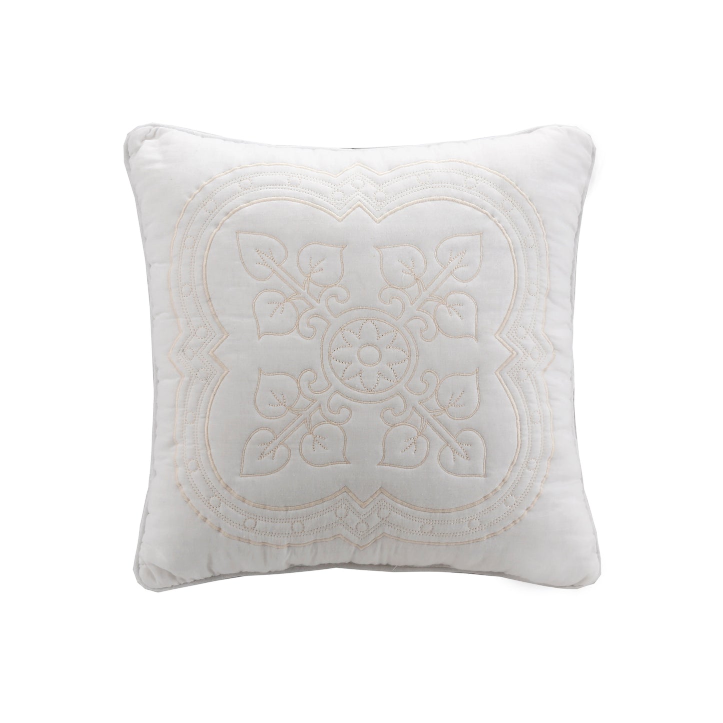 Serenity White Reversible Quilt Set