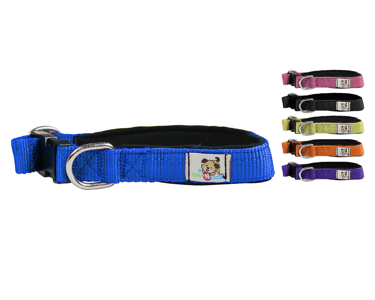 cuteNfuzzy® Adjustable Padded Dog Collar