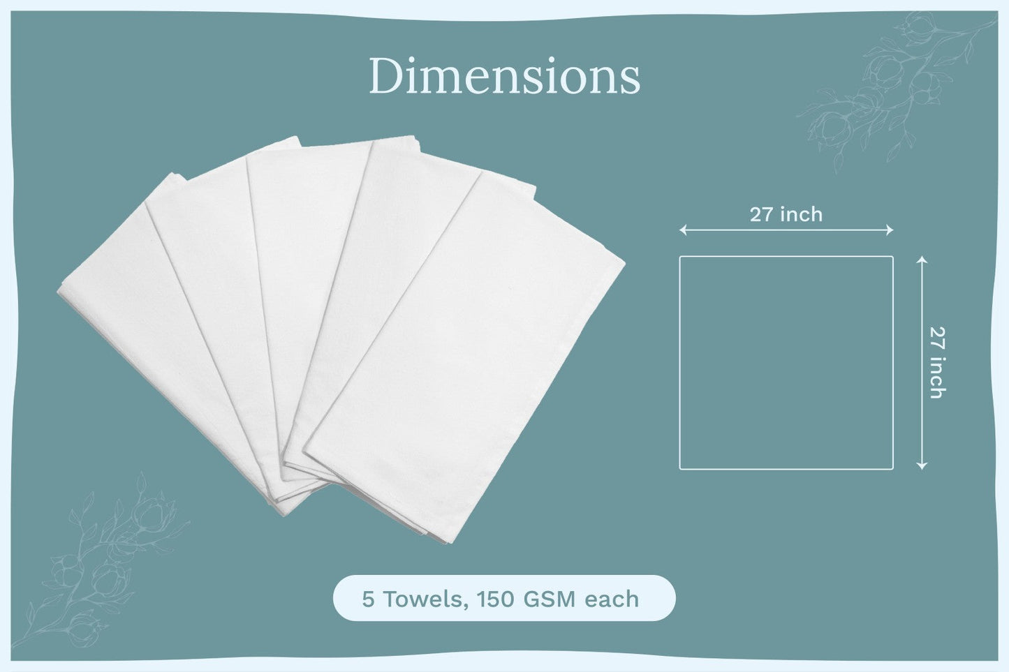 Multi-Purpose Organic Cotton Tea Towels