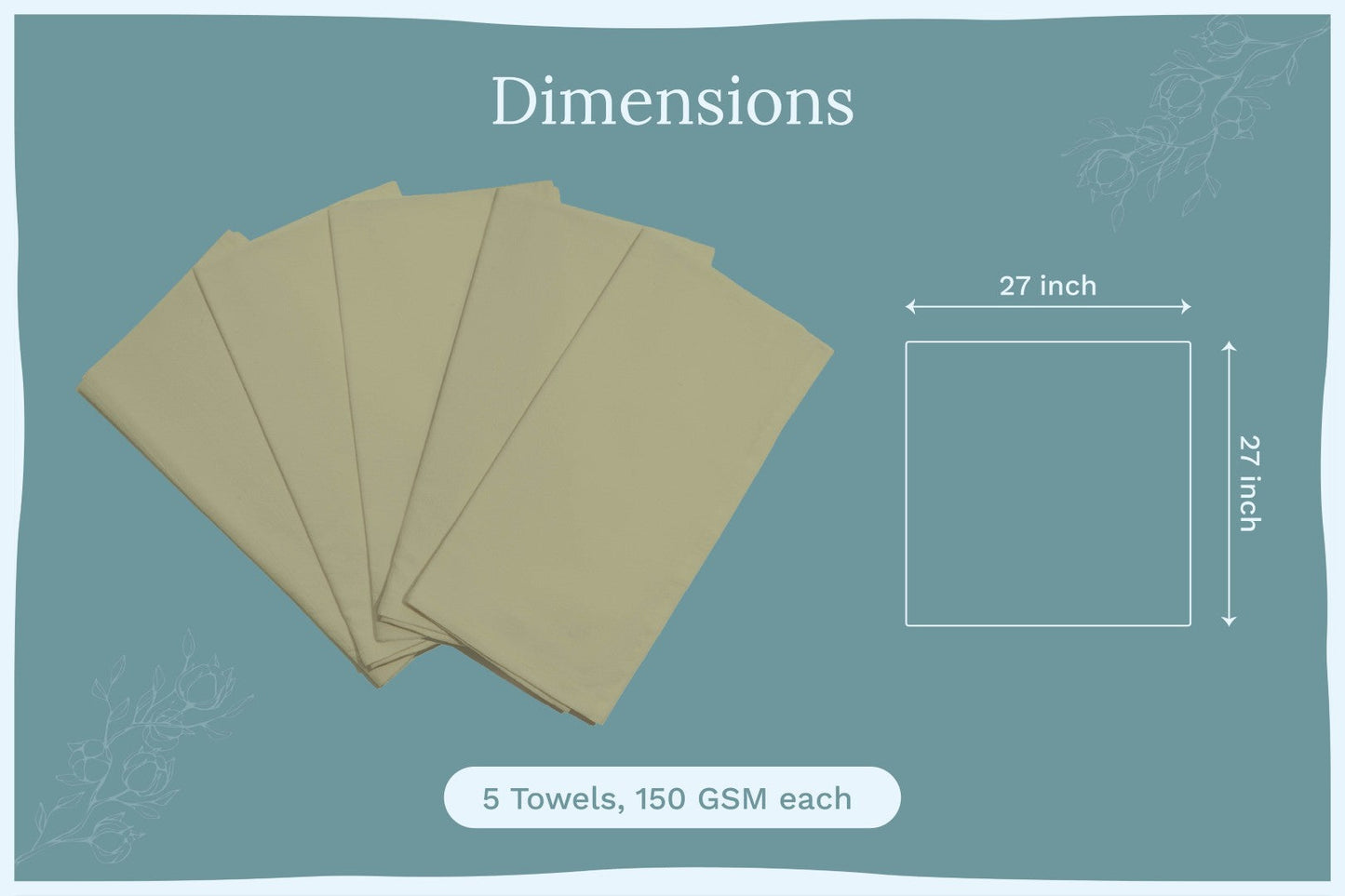 Multi-Purpose Organic Cotton Tea Towels