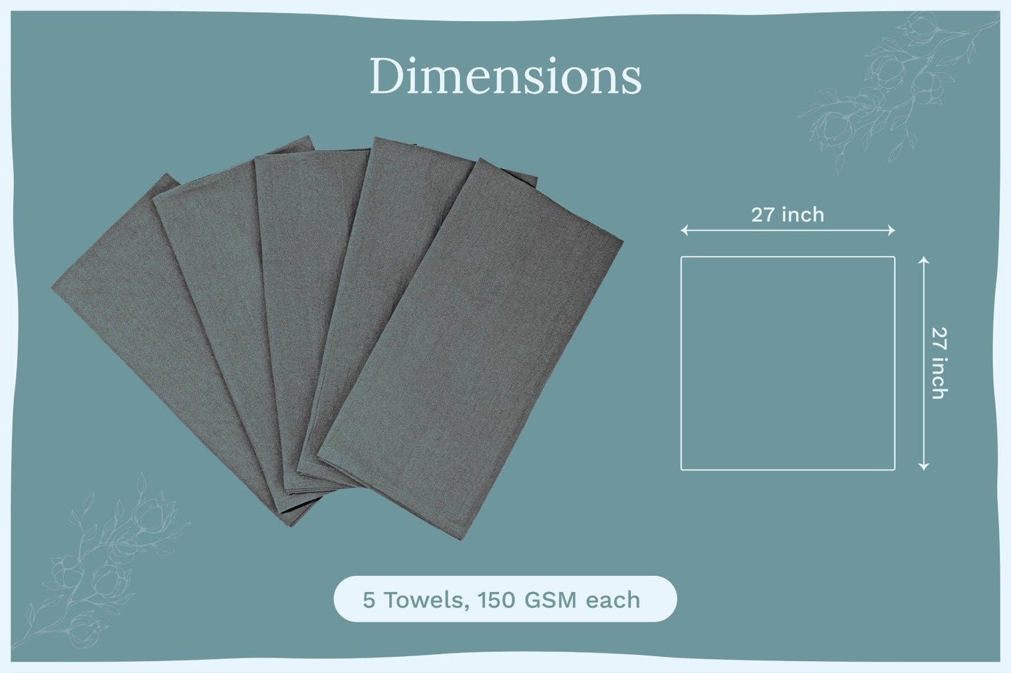 Multi-Purpose Organic Cotton Tea Towels