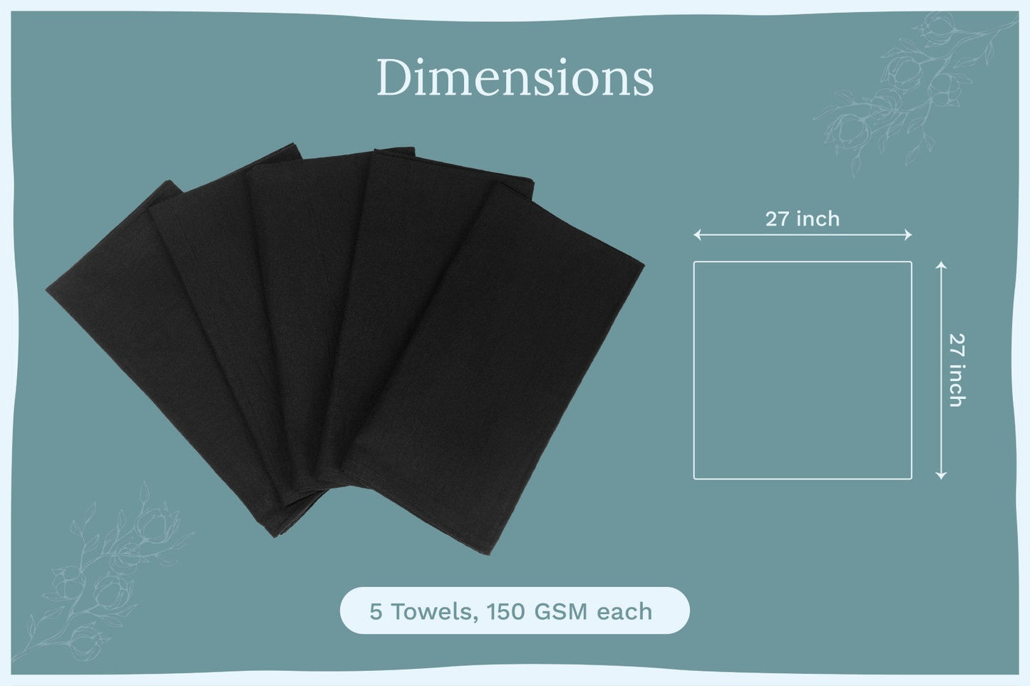 Multi-Purpose Organic Cotton Tea Towels