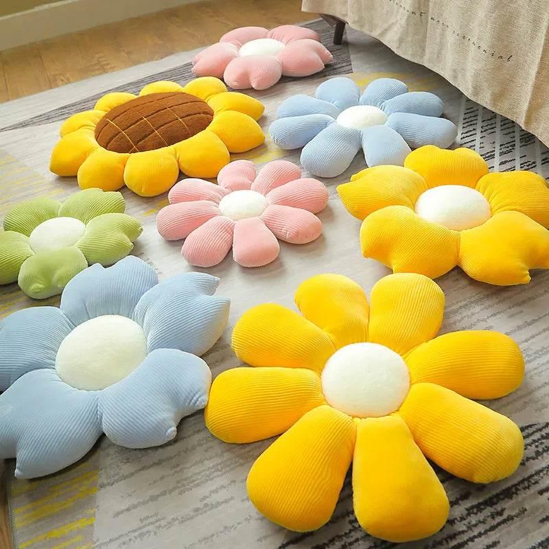 6 Petal Cushion Sunflower Pillow