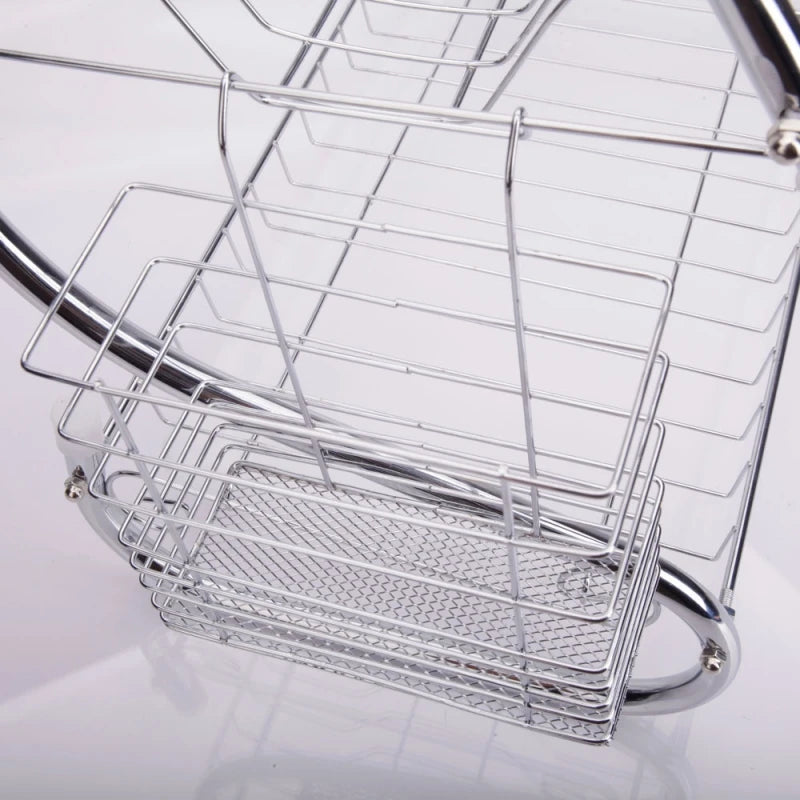 S-Shaped Metal Dish Rack