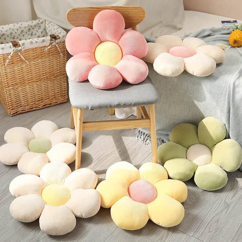 6 Petal Cushion Sunflower Pillow