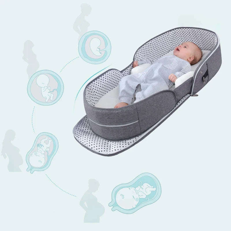 Multi-Functional Folding Baby Crib