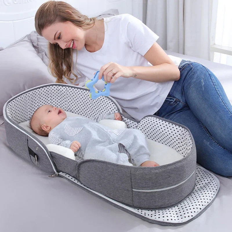 Multi-Functional Folding Baby Crib