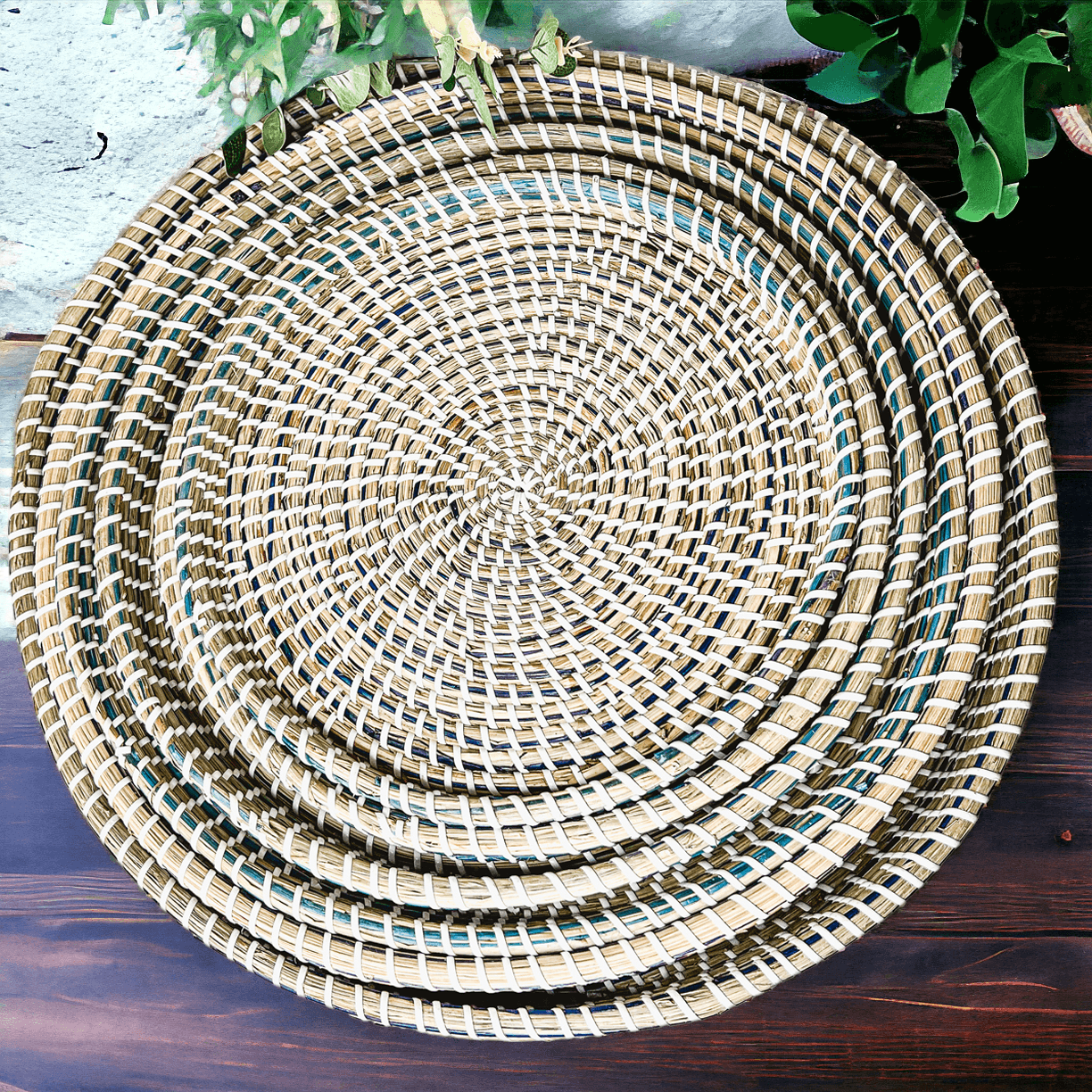 Decorative Seagrass Tray
