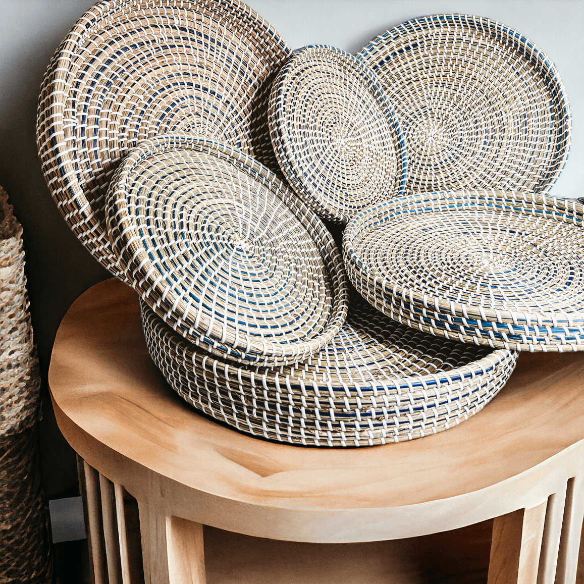 Decorative Seagrass Tray