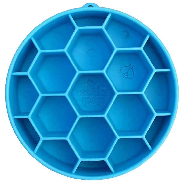Honeycomb Slow Feeder Dog Bowl