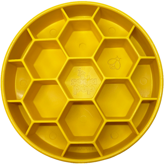 Honeycomb Slow Feeder Dog Bowl