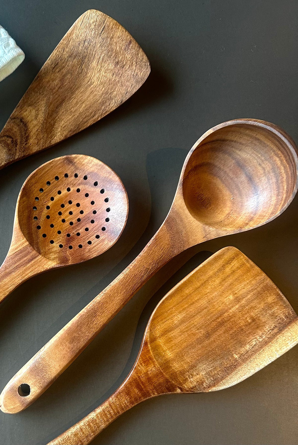 Teak Wood Kitchen Utensil Set-4 Pieces