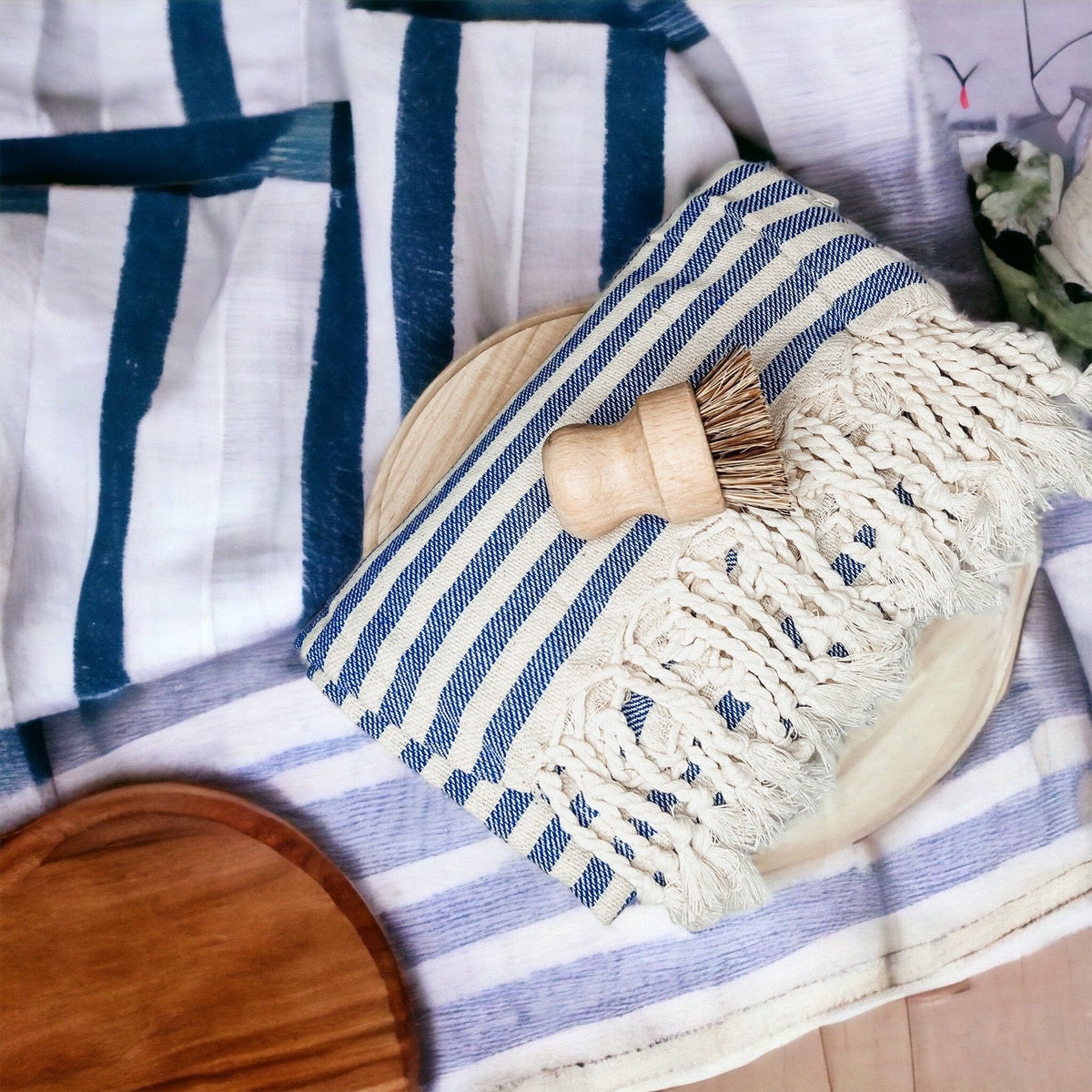 Decorative Turkish Cotton Nautical Towel
