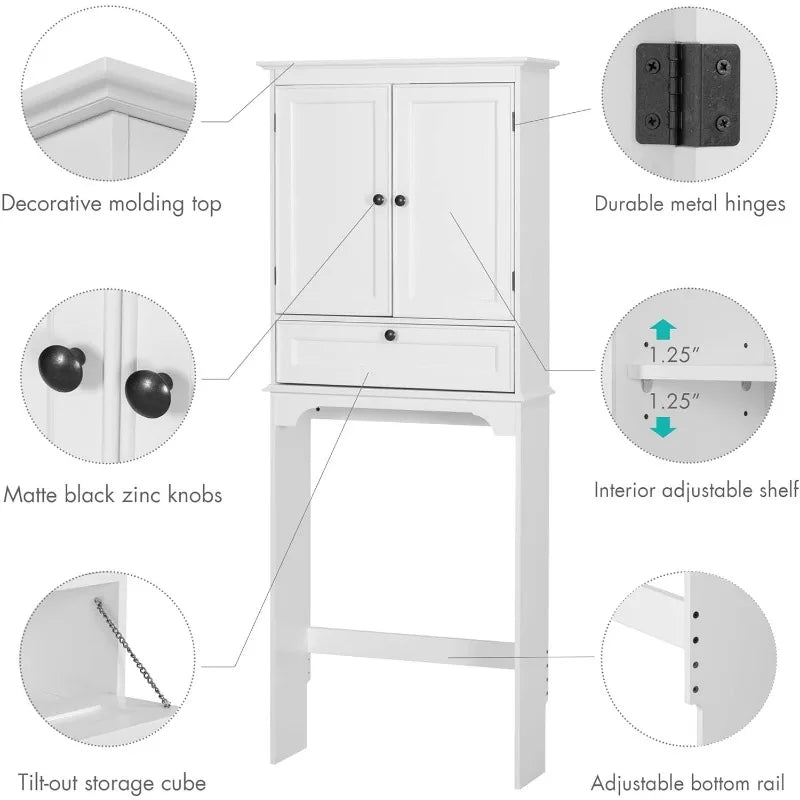 Bathroom Above Toilet Storage Cabinet