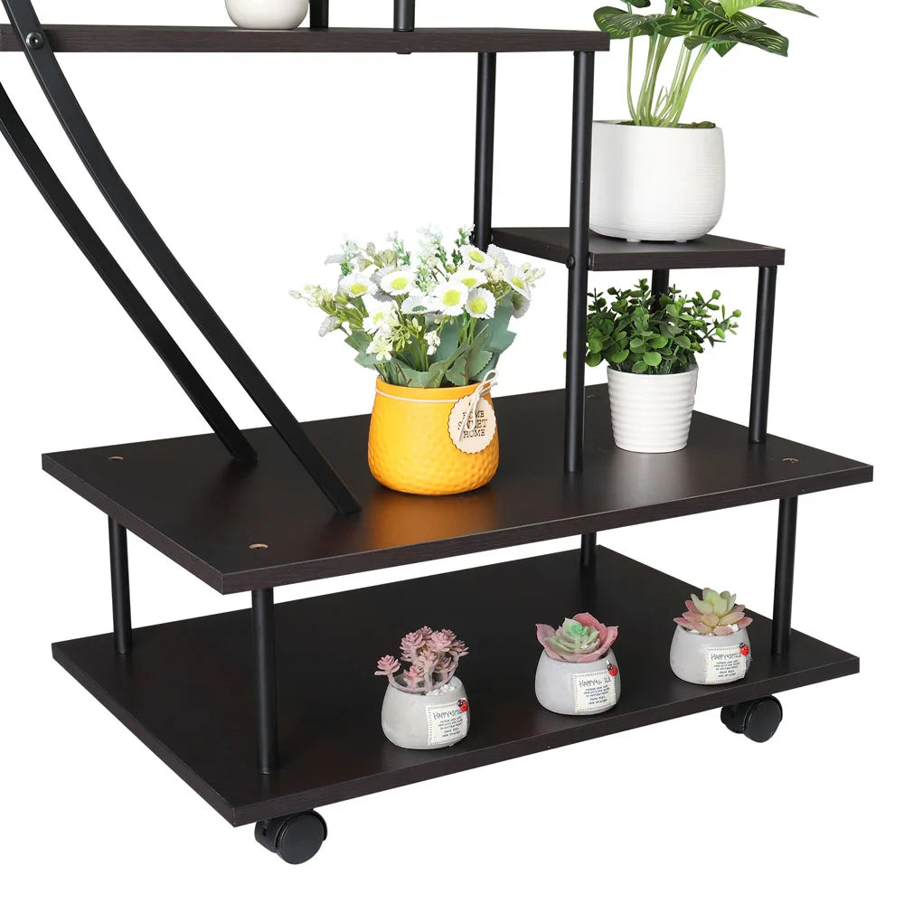 Black Contemporary Indoor Plant Stand