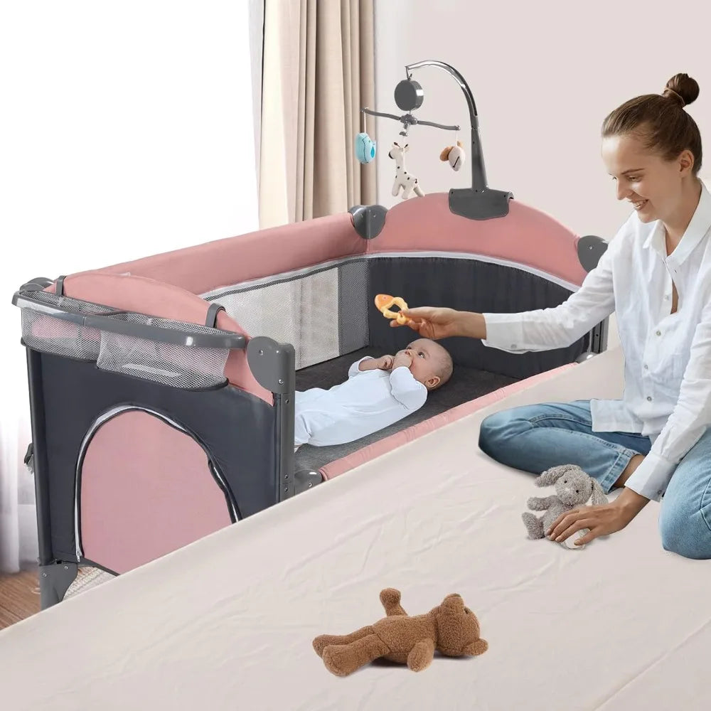 5-in-1 Travel Bedside Crib