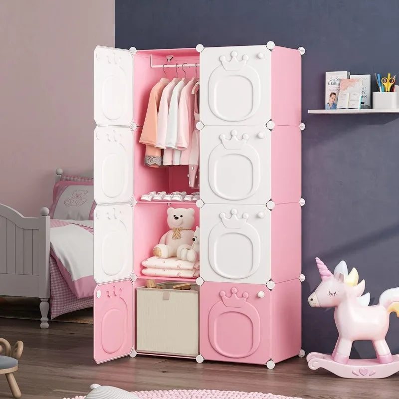 Girl's Wardrobe Cube Storage