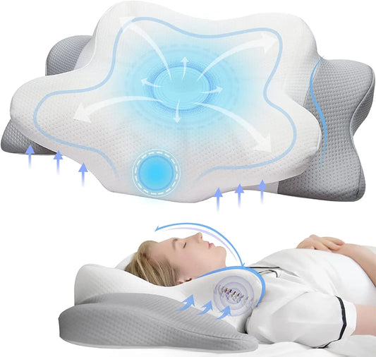 Versatile Ergonomic Memory Foam Pillow